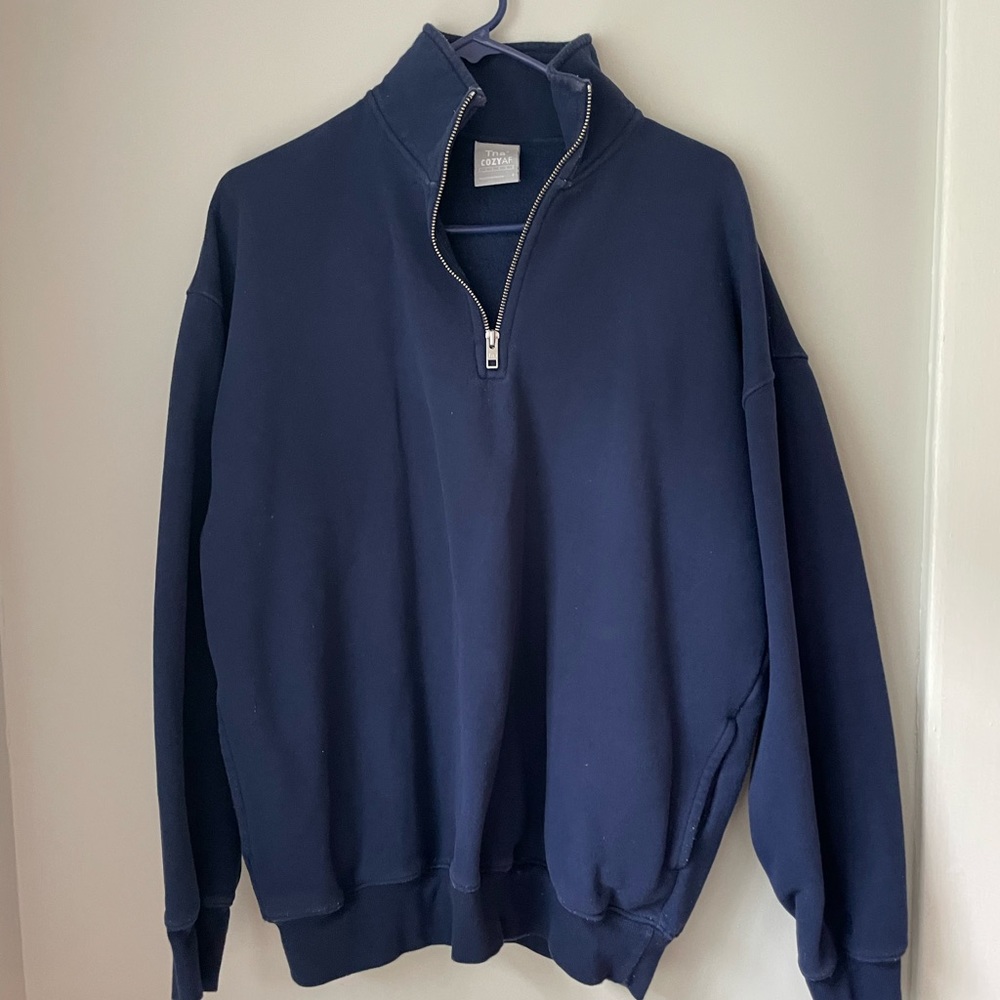 Aritzia Cozy Fleece Mega 1/4 Zip Sweatshirt